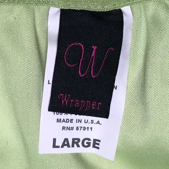 Vintage Y2K Fairycore Pastel Green Cottagecore Floral Midi Skirt / Size: Large - Picture 6 of 6